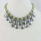 Female Crystal Water Drop Choker Necklace N2734