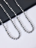 Atlas Jasper Bead Long Necklace N2740