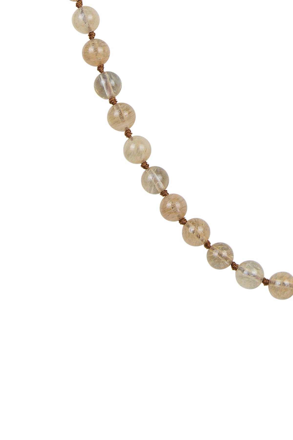Citrine Quartz Stone Necklace N3180 - view 4