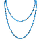 Composed Turquoise Beaded Long Necklace N2740 - view 3