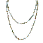 Amazonite Stone Beaded Necklace N3180