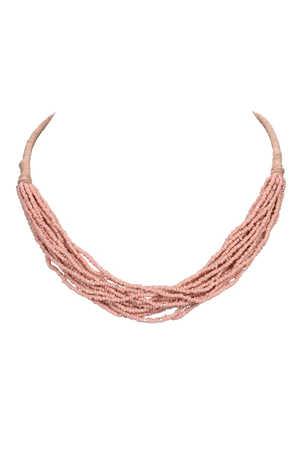 Multi-layer Crystal Beaded Necklaces N2743