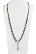 Two Layer Crystal Bead Neck Lanyard N2945