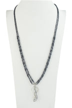 Two Layer Crystal Bead Neck Lanyard N2945