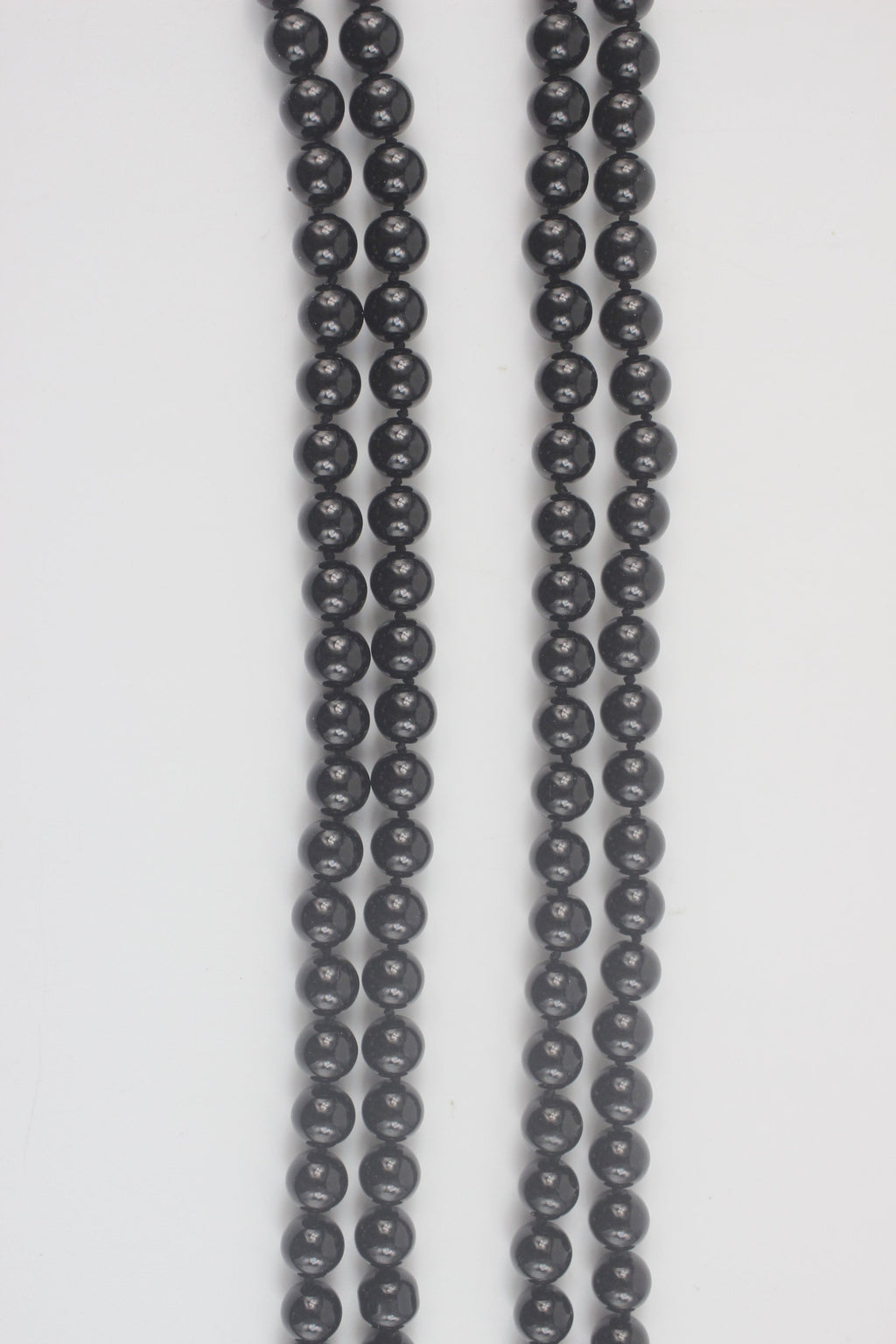 Glass Pearl Decor Round Beads Necklace N3051