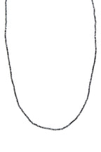 12" Short Hematite Stone Bead Pendant Necklaces N3062