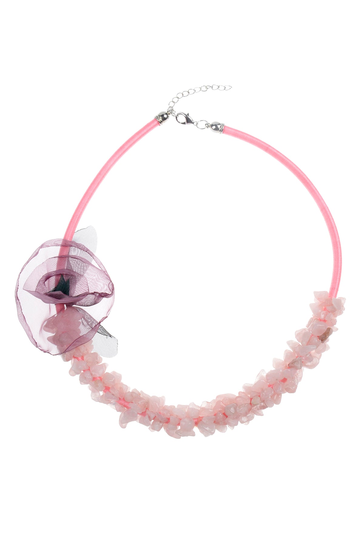 Natural Beads Stone Collar Neck Crushed Stone Necklaces N3080