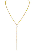 Simple  Tiny Crystal Pendant Necklace N3148