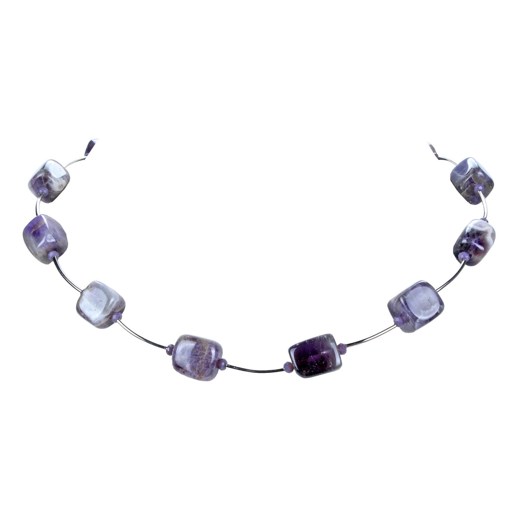 Stone Beads Collar Statement Necklace N3165