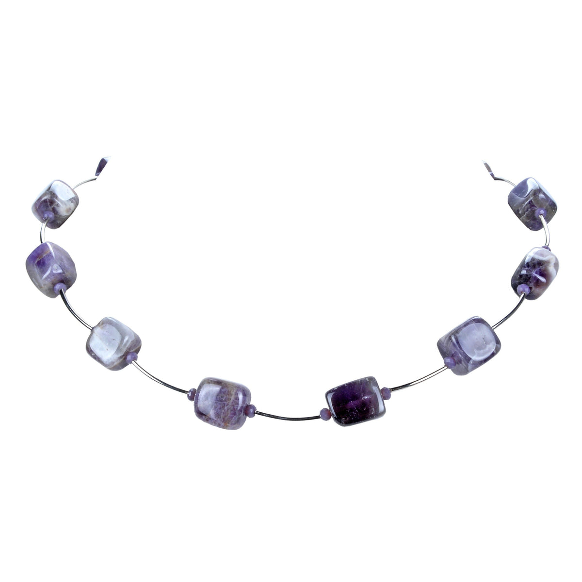 Stone Beads Collar Statement Necklace N3165