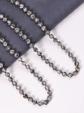 Black Sesame Jasper Beaded Necklace N3180