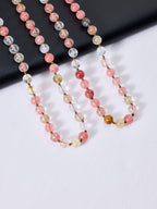 Cherry Quartz Beaded Long Necklace N2740