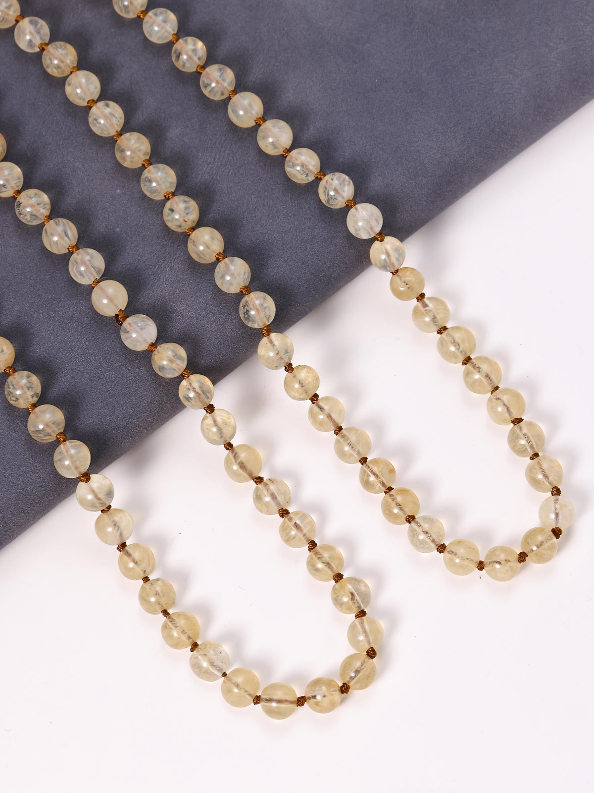 Citrine Quartz Stone Necklace N3180