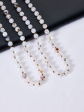Dendritic Agate Stone Beaded Necklace N3180