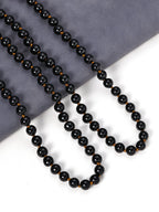 Onyx Bead Long Necklace N2740