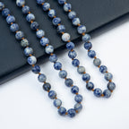 Blue Spot Jasper Stone Beaded Necklace N3180