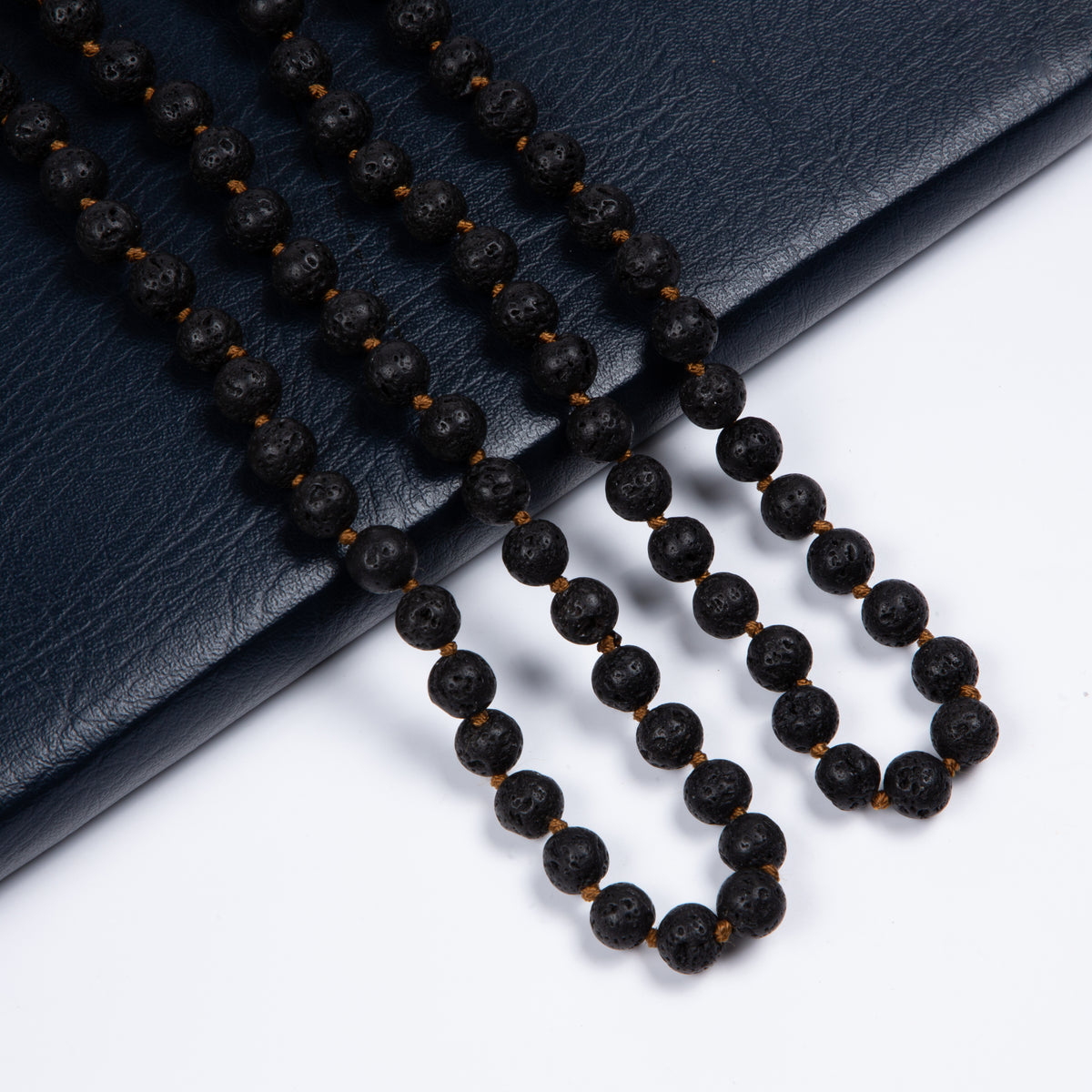 Lava Stone Beaded Necklace N3180