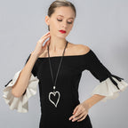 Hollow Heart Shaped Necklace N3271