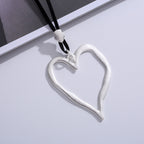 Hollow Heart Shaped Necklace N3271