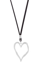 Hollow Heart Shaped Necklace N3271