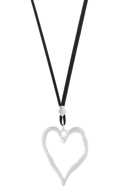 Hollow Heart Shaped Necklace N3271