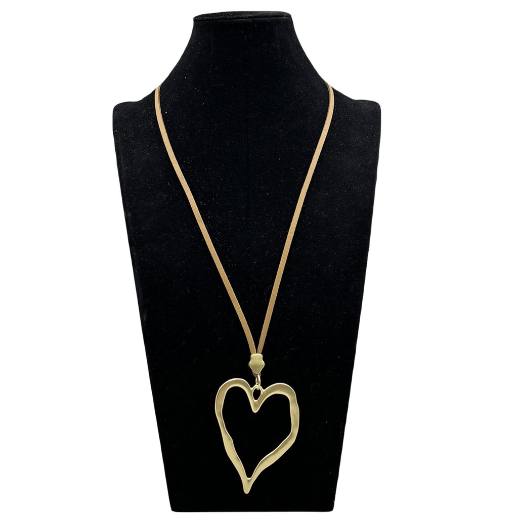Hollow Heart Shaped Necklace N3271