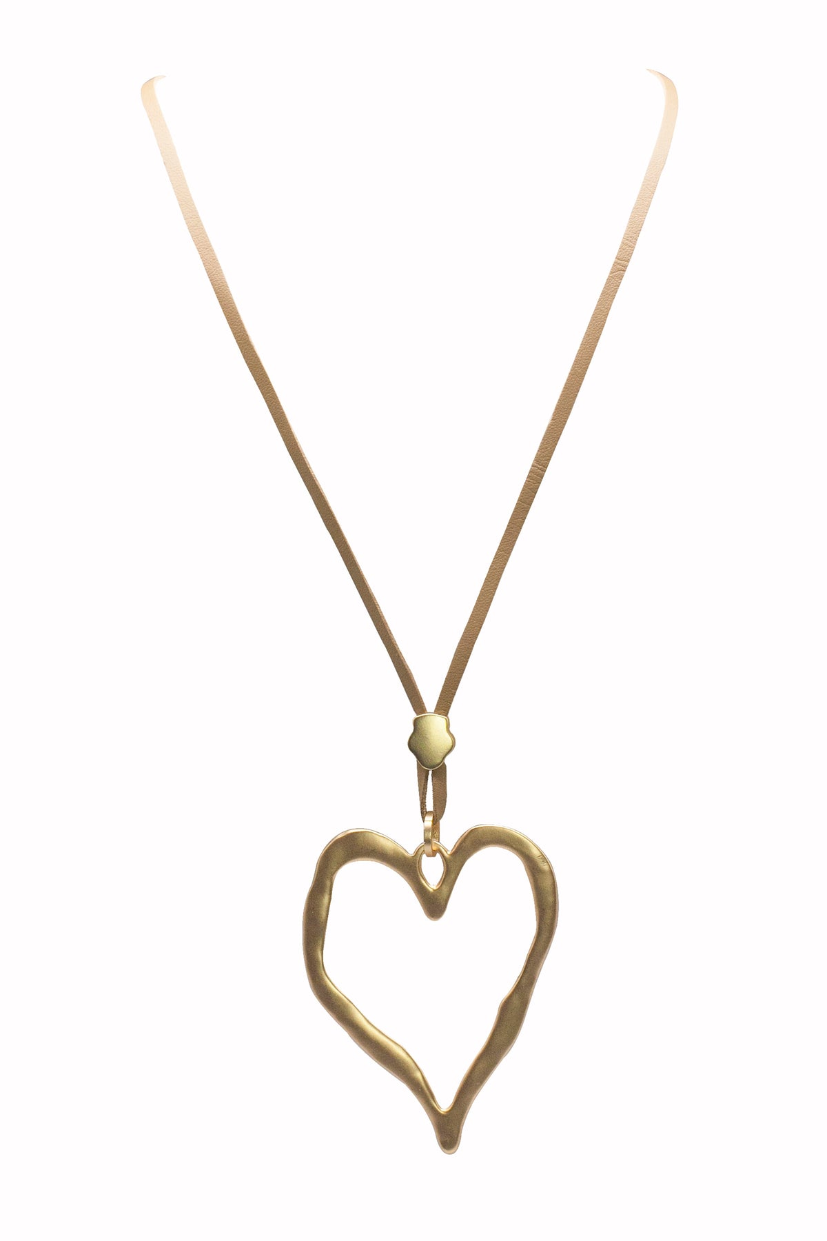 Hollow Heart Shaped Necklace N3271