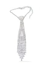 Tie Rhinestone Necklace N3791