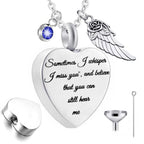 Heart Perfume Bottle Stainless Steel Necklace N3809
