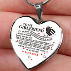 Wish Heart Pendant Alloy Necklace N3810