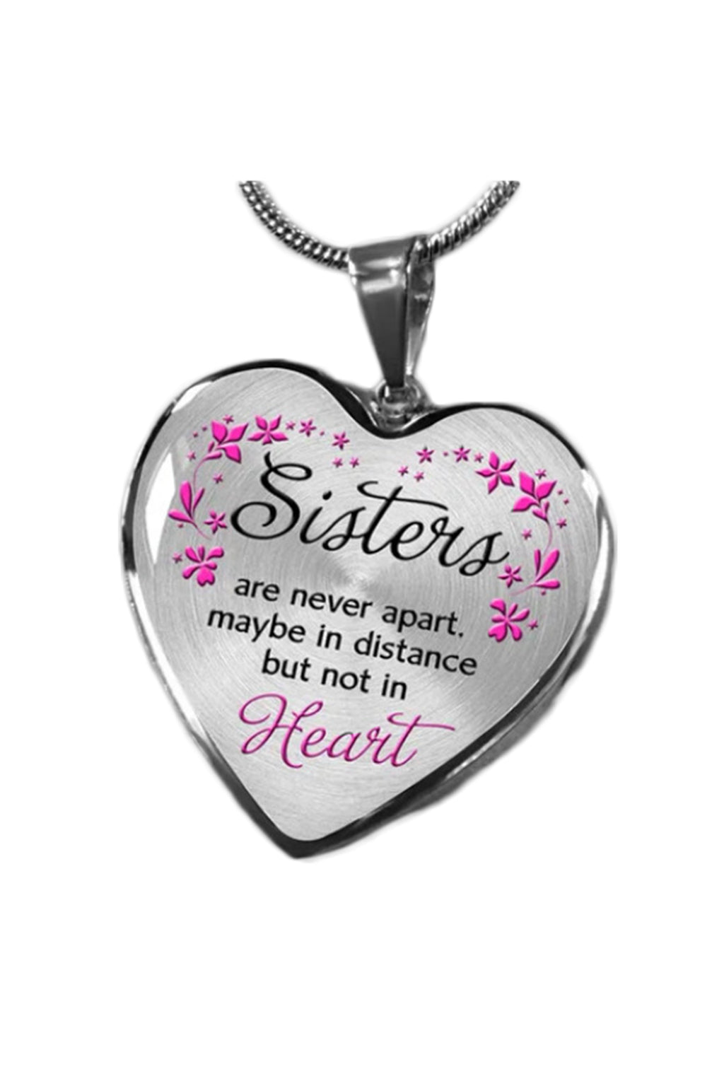 Wish Heart Pendant Alloy Necklace N3810