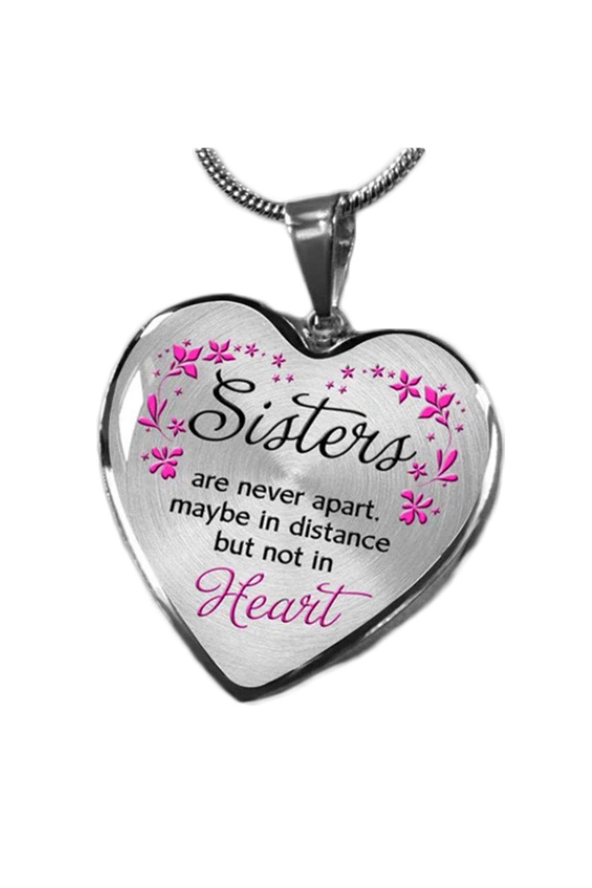 Wish Heart Pendant Alloy Necklace N3810