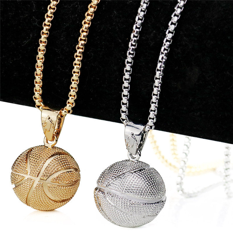 Basketball Stainless Steel Necklace N3826