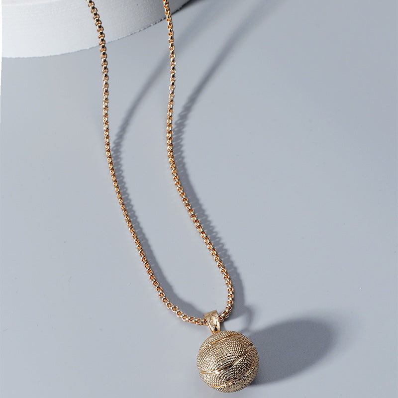 Basketball Stainless Steel Necklace N3826