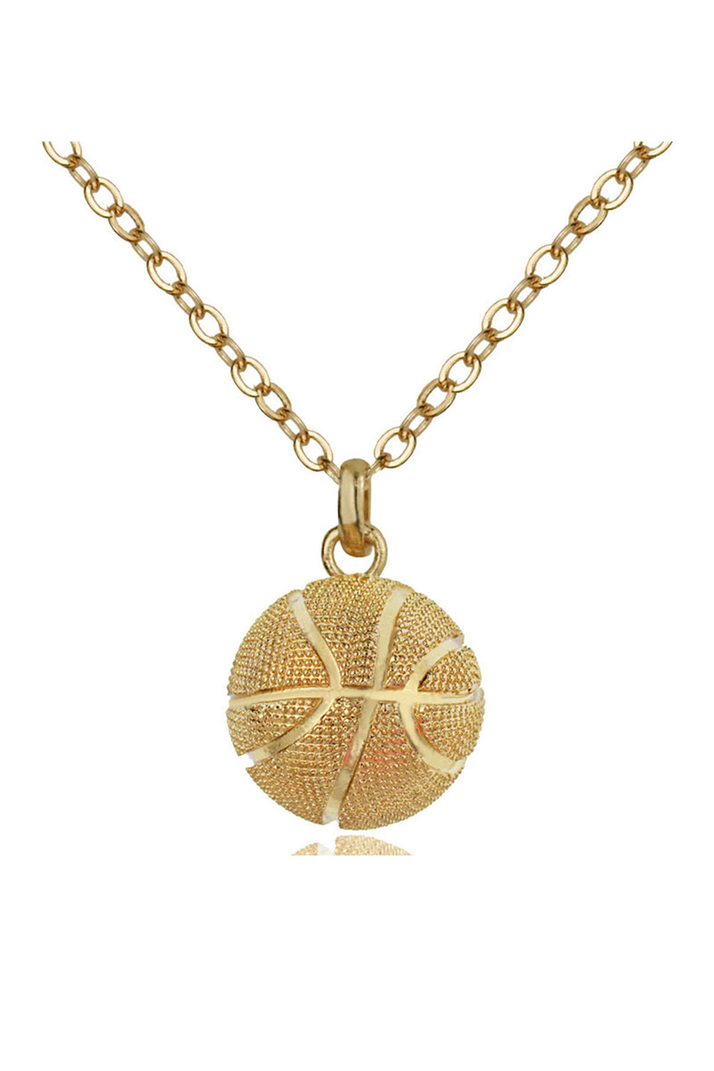 Basketball Stainless Steel Necklace N3826