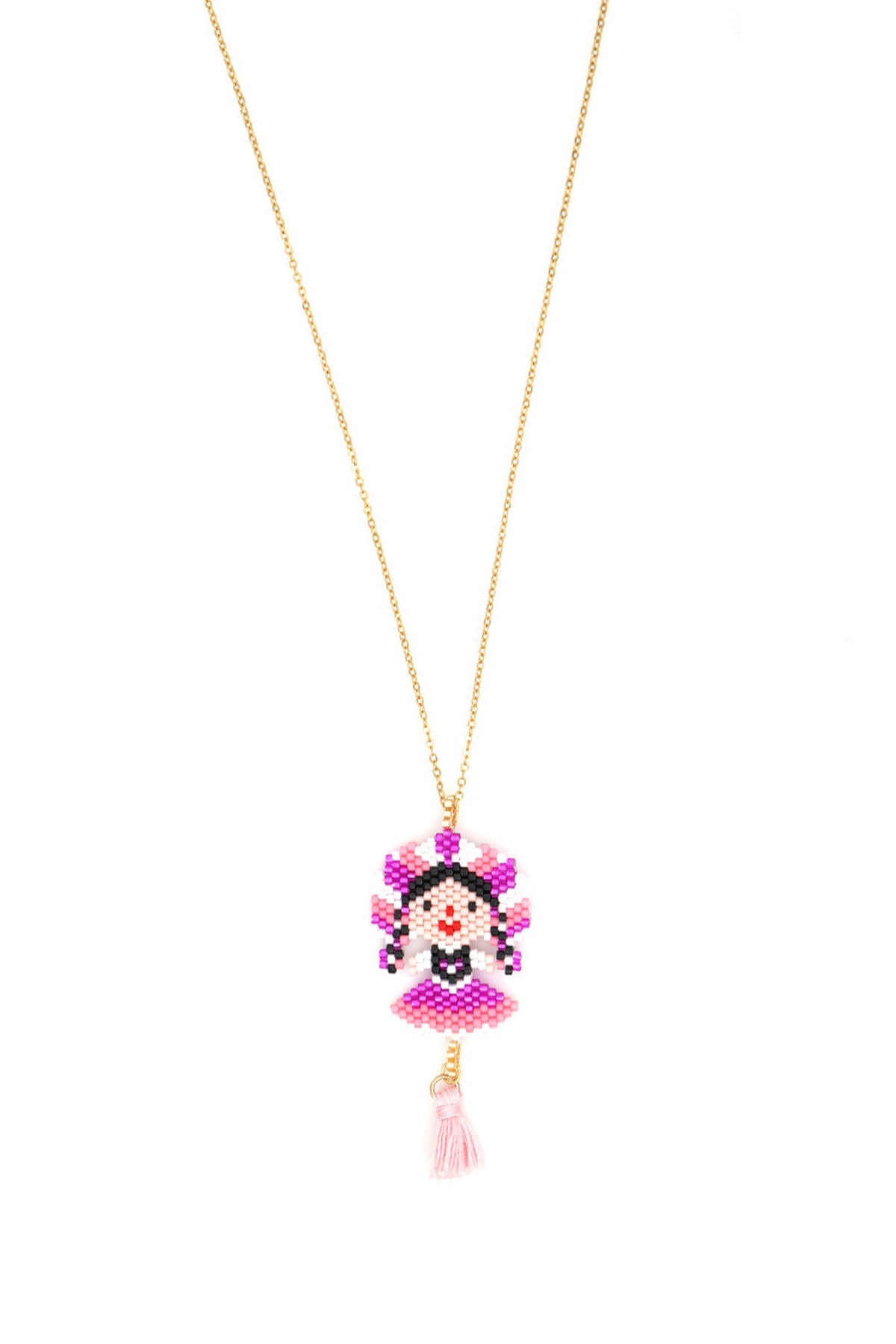 Frida Seed Bead Necklace N3838