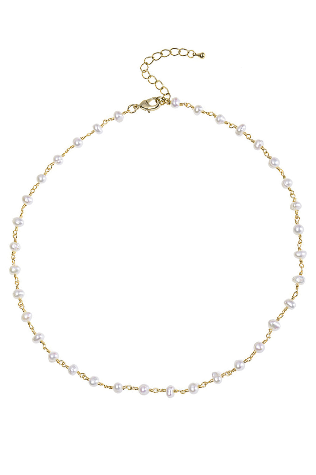 Fresh Water Pearl Bead Necklace N3845