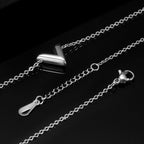 V Stainless Steel Necklace N3857
