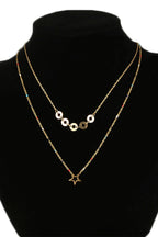 Star Multilayer Chains Necklace Set N3883