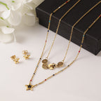 Star Multilayer Chains Necklace Set N3883