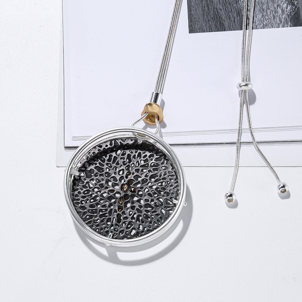 Imitation Clock Alloy Necklace N4005
