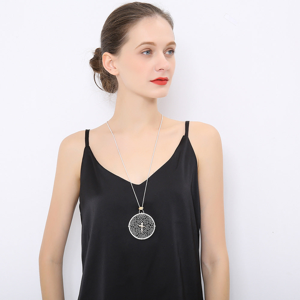 Imitation Clock Alloy Necklace N4005