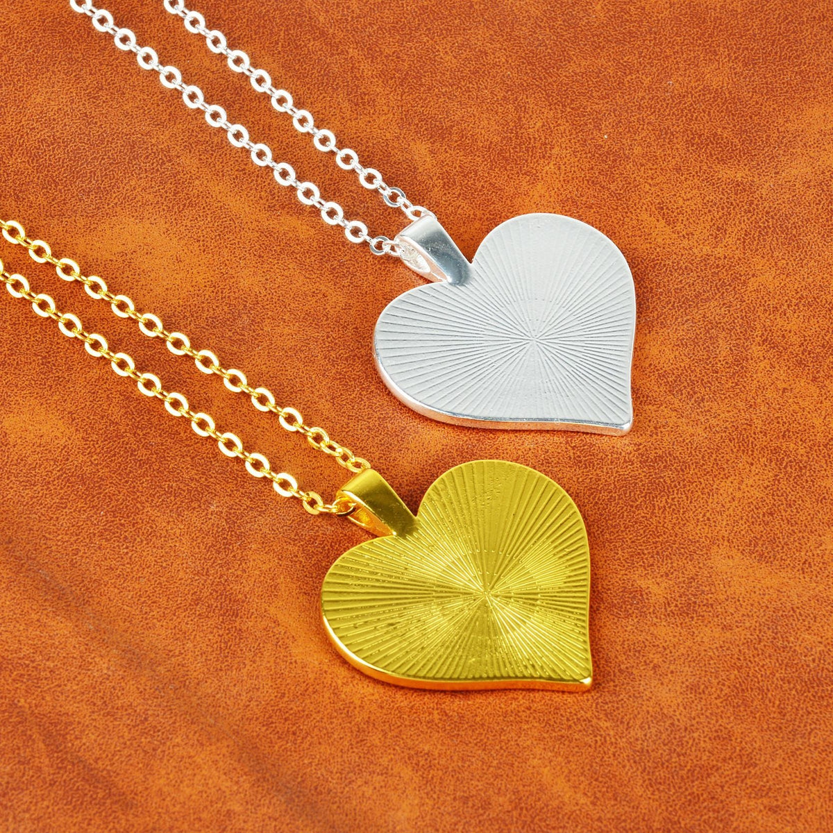 Heart Shaped Wished Alloy Necklace N4023
