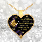 Heart Shaped Wished Alloy Necklace N4024