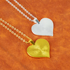 Heart Shaped Wished Alloy Necklace N4024