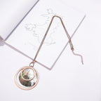 Mother Of Pearl Circle Necklace N4124