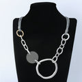 Geometry Alloy Pendant Necklace N4554