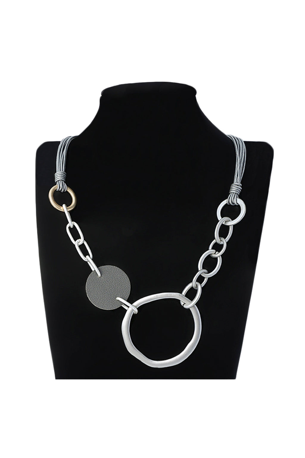 Geometry Alloy Pendant Necklace N4554