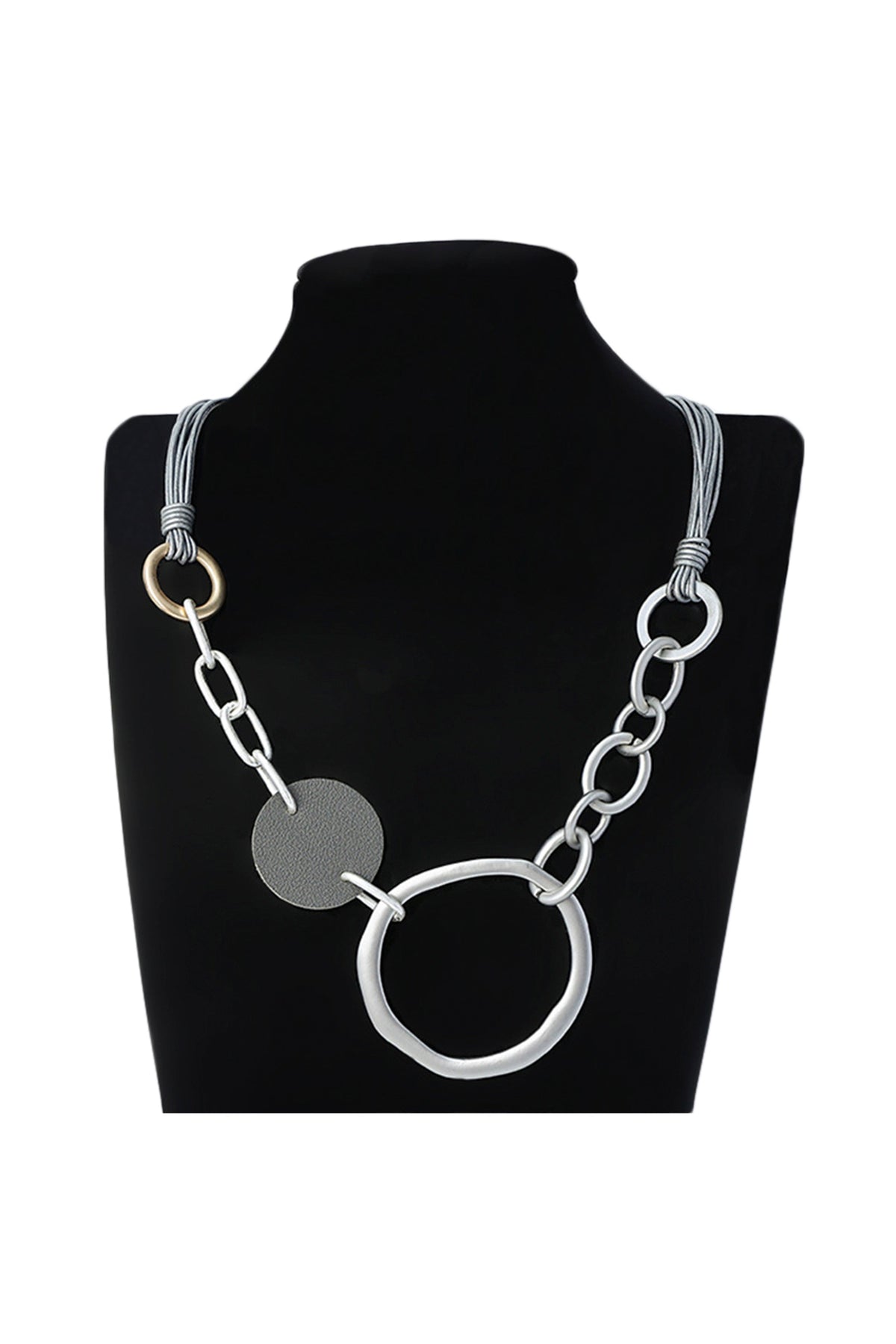 Geometry Alloy Pendant Necklace N4554