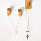 Cross Cubic Zirconia Necklace N4764